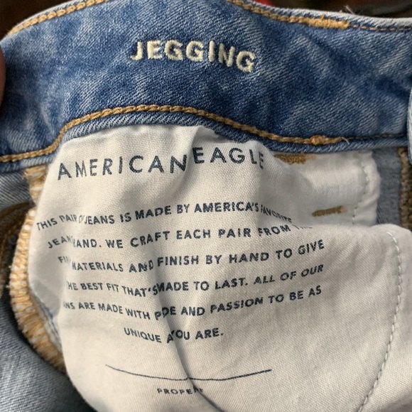 American Eagle Next Level Stretch High Waisted Jeggings Size 4 - Picture 10 of 12
